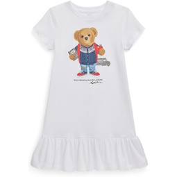 Polo Ralph Lauren Kids Logo Cotton Jersey Tee Dress (Little Kids)