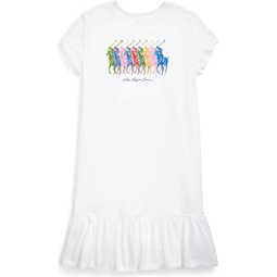 Polo Ralph Lauren Kids Logo Cotton Jersey Tee Dress (Big Kids)