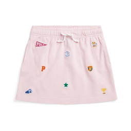 Polo Ralph Lauren Kids Collegiate-Icon Mesh Skirt (Toddler/Little Kids)