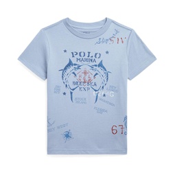 Polo Ralph Lauren Kids Polo Marina Cotton Jersey Tee (Little Kids)