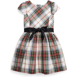 Polo Ralph Lauren Kids Plaid Fit-and-Flare Dress (Toddler/Little Kids)