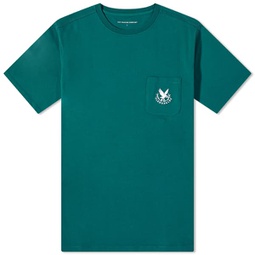 Pop Trading Company x Gleneagles by END. Logo Pocket T-Shirt Dark Green
