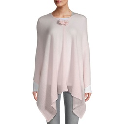 Bow-Knot Cashmere Poncho