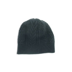 Patterned Cashmere Beanie