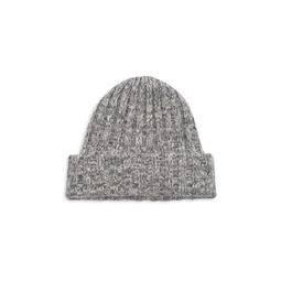 Tweed Ribbed Cashmere Beanie