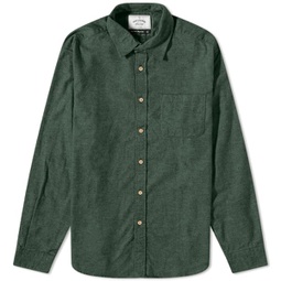 Portuguese Flannel Teca Flannel Shirt Moss Green