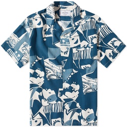 Portuguese Flannel Cuca Vacation Shirt Blue