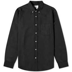 Portuguese Flannel Belavista Button Down Oxford Shirt Black