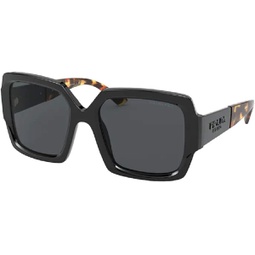 Prada PR21XS Square Sunglasses for Women + BUNDLE With Designer iWear Eyewear Kit