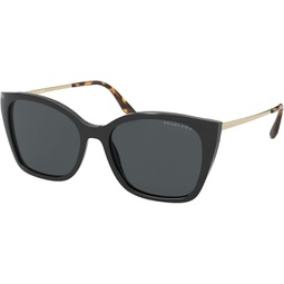 Prada - PR12XS Black Cat Eye Women Sunglasses - 54mm