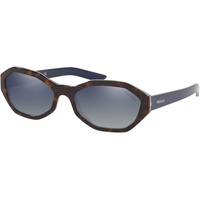 Prada MILLENIALS PR20VS Sunglasses 5123A0-56 -, Grey Grad Blue Mirror Silver PR20VS-5123A0-56