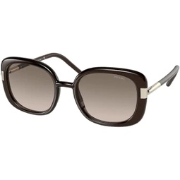 Prada PR04WS CONCEPTUAL Rectangle Sunglasses For Women+ BUNDLE With Designer iWear Eyewear Kit