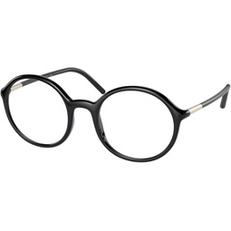 Prada PR 09WV Womens Eyeglasses Black 50