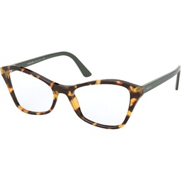 Prada PR 11XV - 7S01O1 Eyeglass Frame MEDIUM HAVANA w/DEMO LENS 53mm