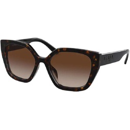 Prada PR24XS Rectangle Sunglasses for Women + BUNDLE With Designer iWear Eyewear Kit