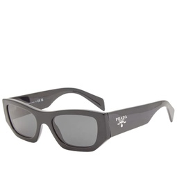 PRADA Eyewear PR A01S Sunglasses Black & Dark Grey