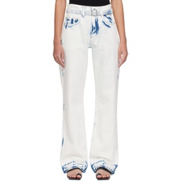 White & Indigo Ellsworth Jeans 241288F069001