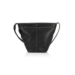 Mini Barrow Leather Bucket Bag