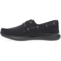Propet Mens Viasol Lace Boat Casual Shoes - Black