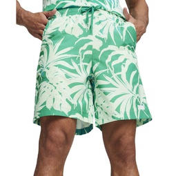Mens ESS+ Palm Resort Printed Shorts