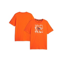 Mens Orange Manchester City FtblCore Graphic T-shirt