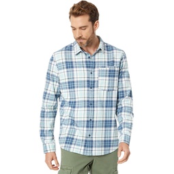 Mens Quiksilver Banchor Long Sleeve Flannel