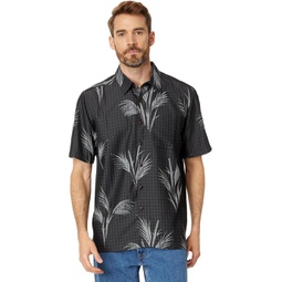 Mens Quiksilver Waterman Skipped Out Short Sleeve Woven