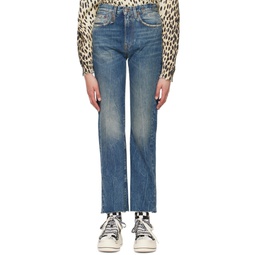 Blue Courtney Slim Jeans 222021F069007