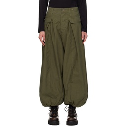 Green Jesse Trousers 241021F087009