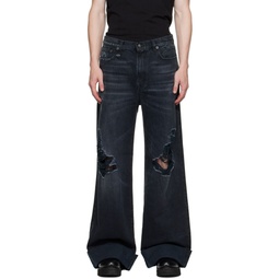 Black Liam Baggy Jeans 222021M186007