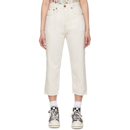 Off White Tailored Jeans 221021F069035