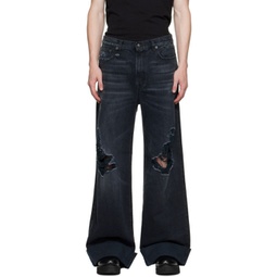 Black Liam Baggy Jeans 222021M186007