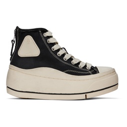 Black & White Kurt Sneakers 232021F127003