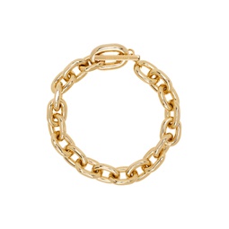 Gold XL Link Choker Necklace 241605F023003