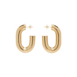 Gold XL Link Earrings 241605F022003
