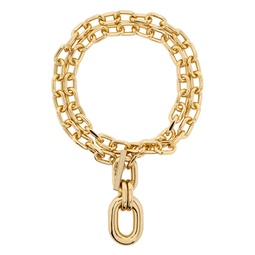 Gold XL Link Necklace 232605F023002