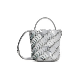 Silver Small Bucket Paco Bag 241605F045001