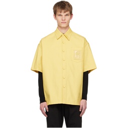 Yellow Patch Shirt 231287M192006