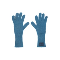 Blue Brushed Gloves 222287F012002