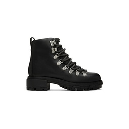 Black Shiloh Hiker Ankle Boots 231055F113003