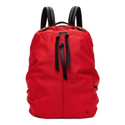 Red Commuter Backpack 222055M166002