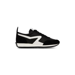 Black Retro Runner Sneakers 231055F128004