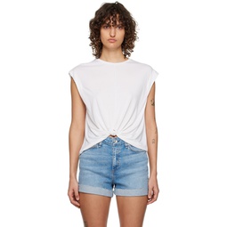 White Jenna T Shirt 231055F111030