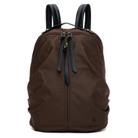 Brown Commuter Backpack 222055M166000