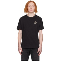 Black Varsity Dagger T Shirt 231055M213001