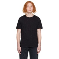 Black Speckled T Shirt 231055M213004
