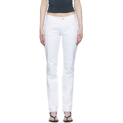 White Piper Jeans 222055F069002