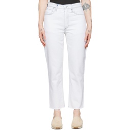 White Nina Jeans 222055F069003