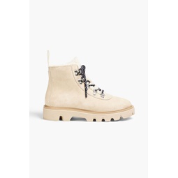 Quest lace-up suede ankle boots
