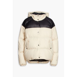 Joelle quilted shell hooded down jacket